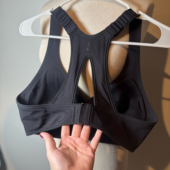 Fanka Sleek Black Racerback Bra superior support - Picture 3 of 5
